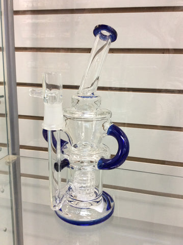 Blue Recycler Oil Rig