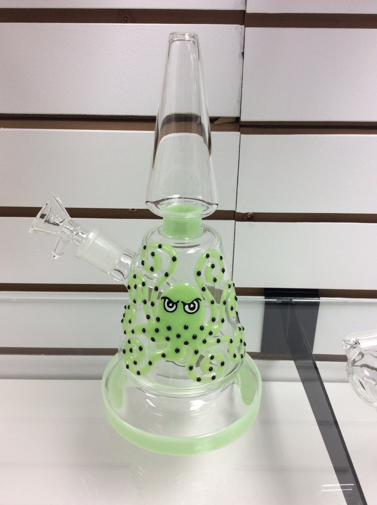 Green octopus Bong