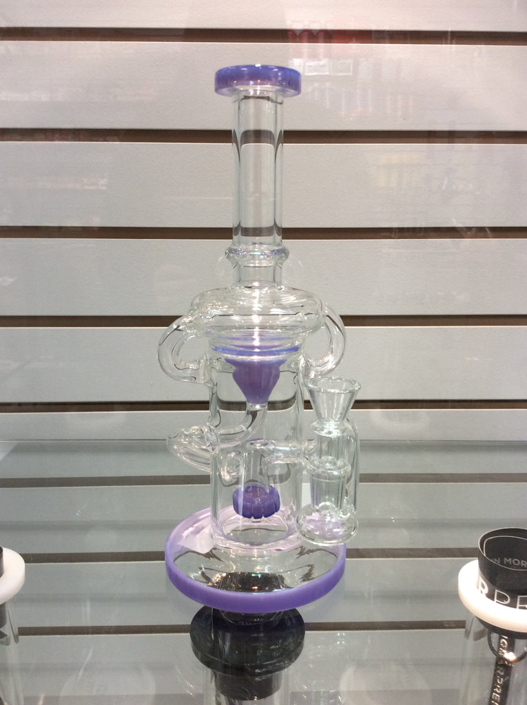 Purple Recycler Bong