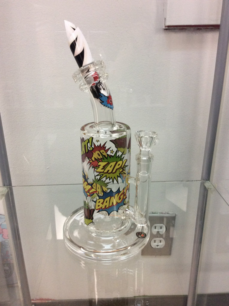 Comic Book Leaf Bubbler